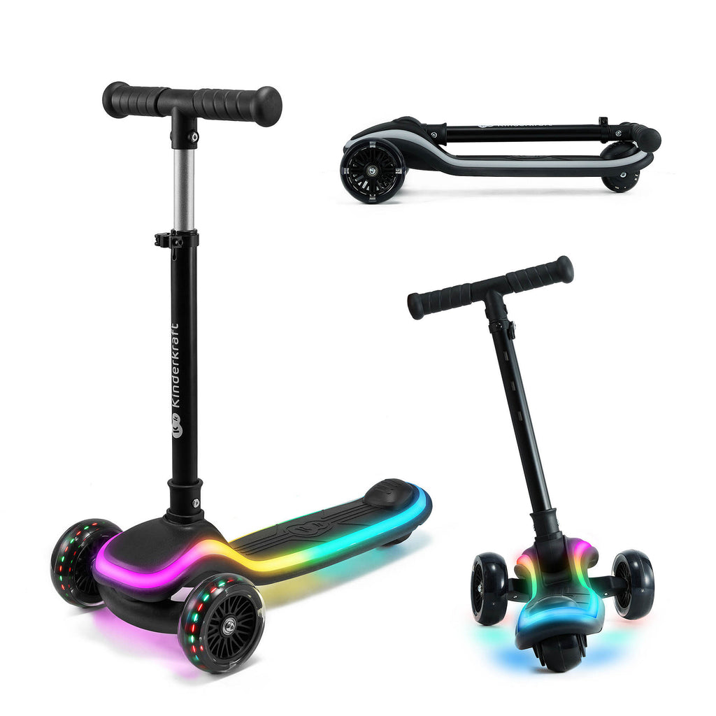 Trottinette à trois roues à LED RAKET - 1