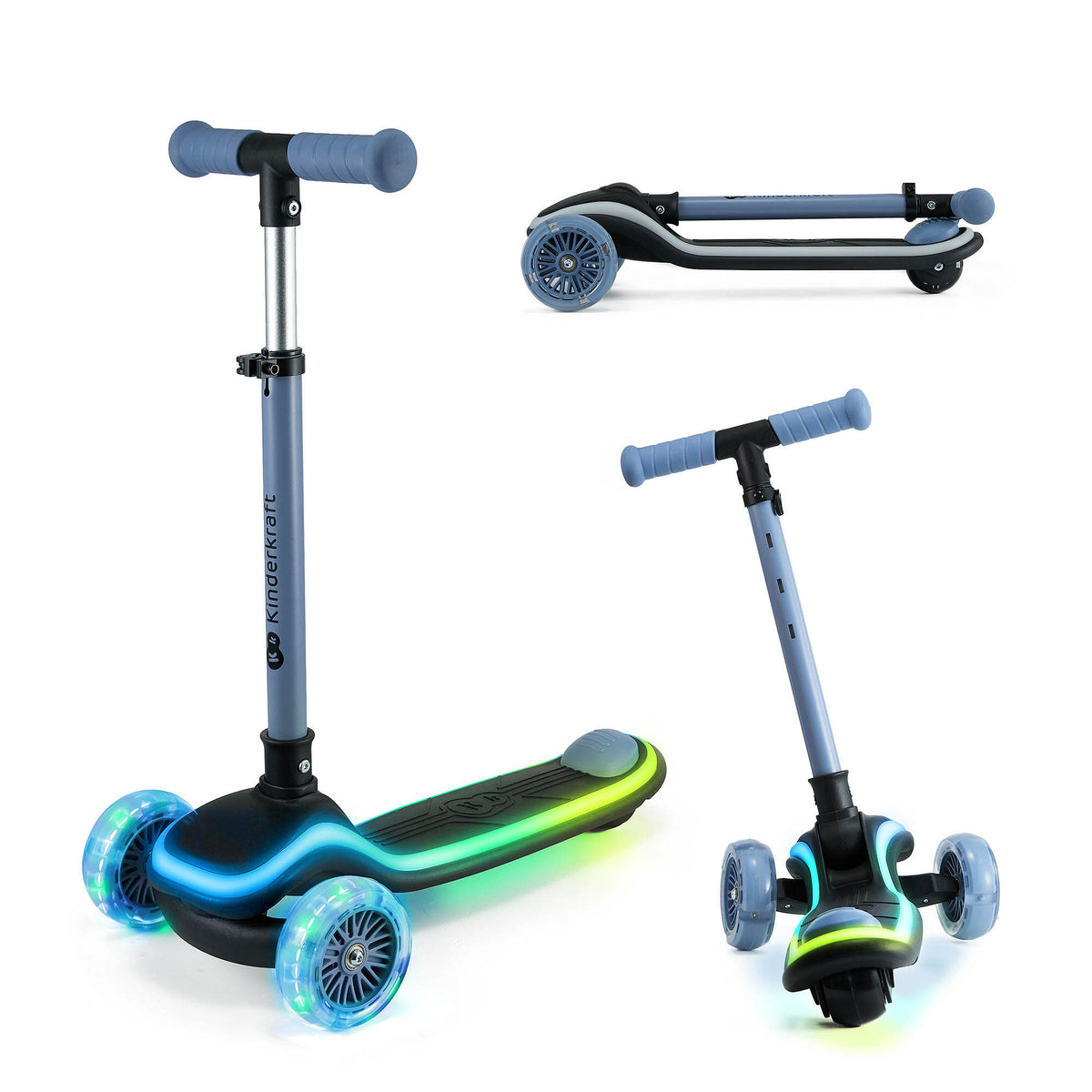 Trottinette à trois roues à LED RAKET - 3