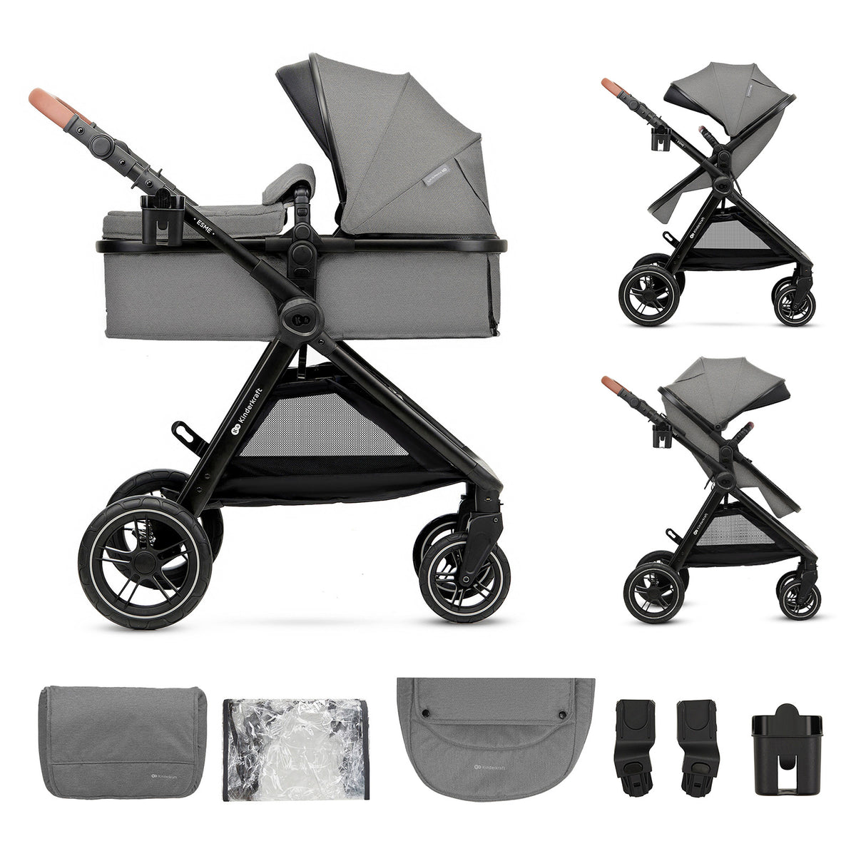 Poussette multifonctionnelle ESME 2en1 - 3