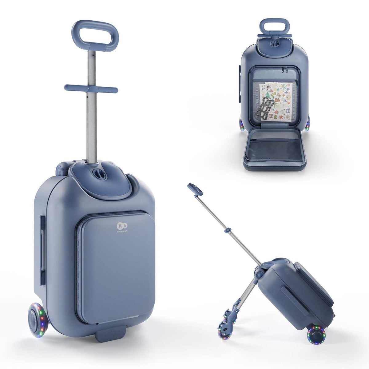 Valise enfant 2 en 1 avec assise CABBY - 1