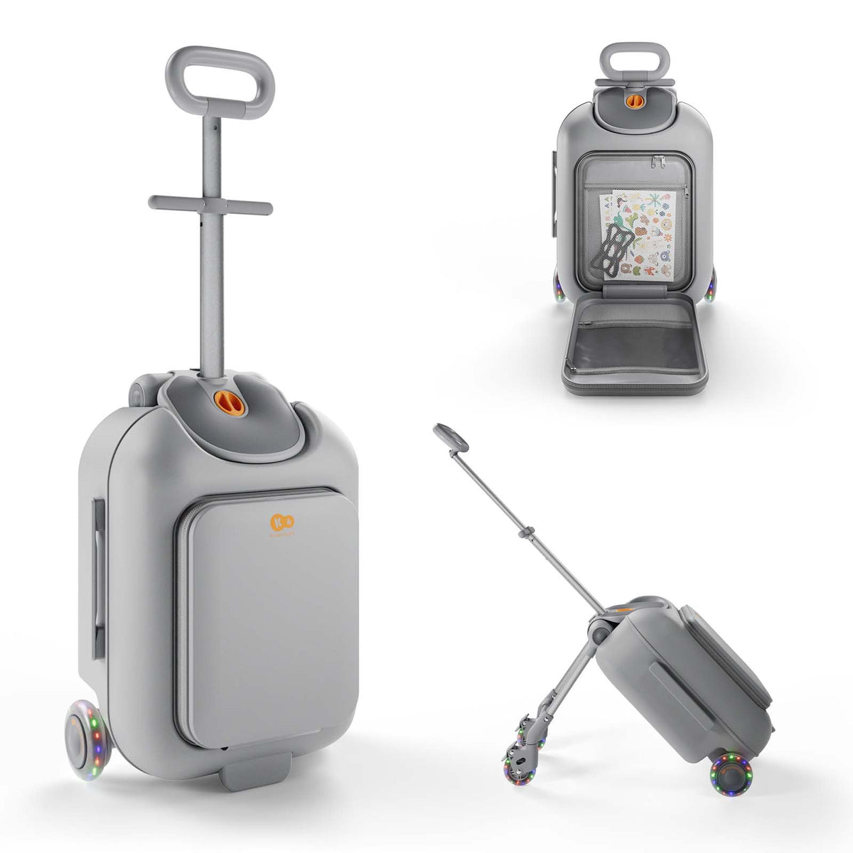Valise enfant 2 en 1 avec assise CABBY - 3