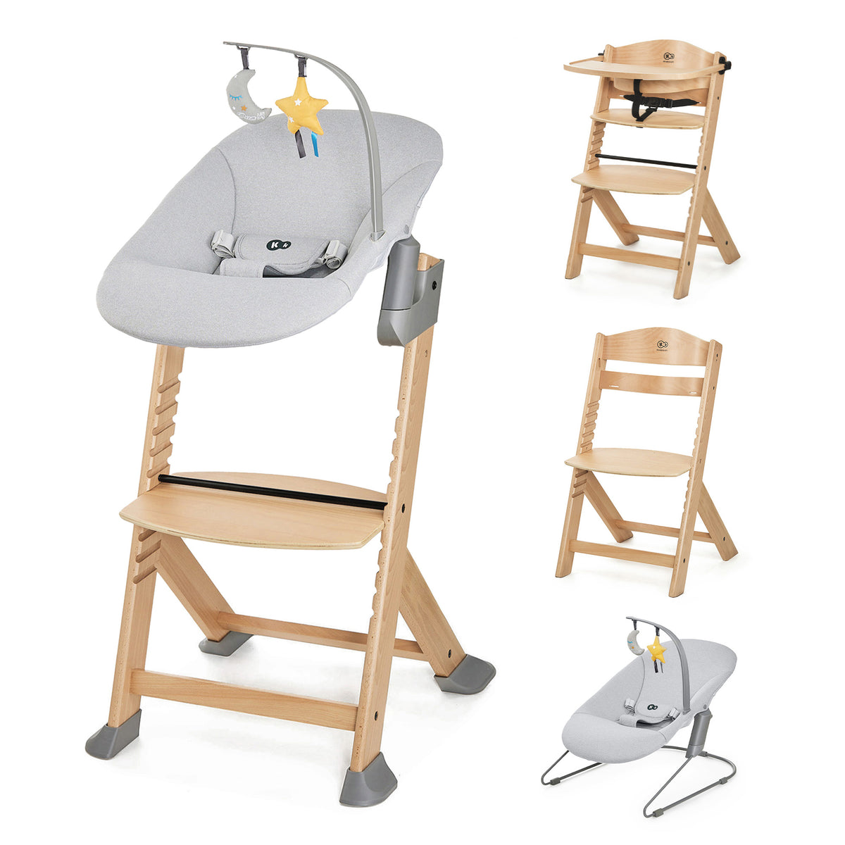 Chaise haute ENOCK avec transat CALMEE - 2