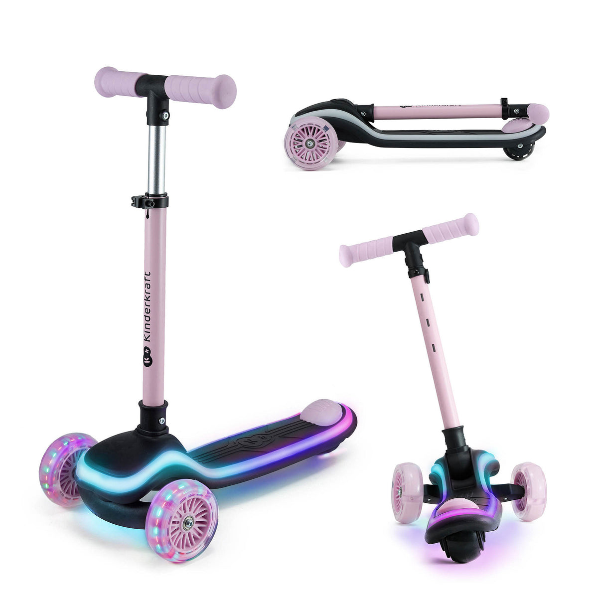 Trottinette à trois roues à LED RAKET - 4